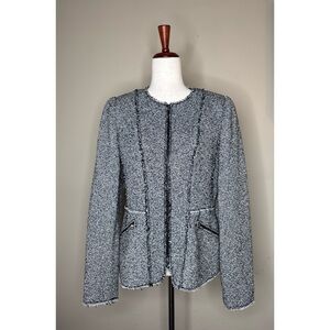 Rebecca Taylor Tweed Blazer Jacket Size 10